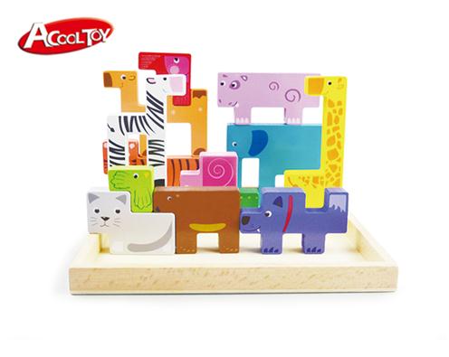 俄羅斯動物拼圖(型號:AC6616)