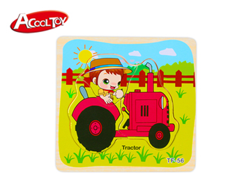 拖拉機拼圖(型號:6601)