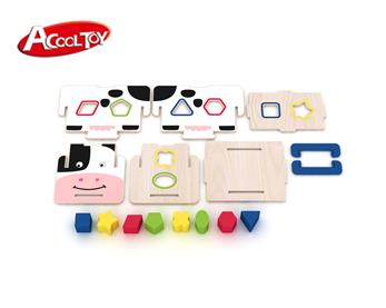 奶牛拼裝智力盒 (貨號:AC6662)